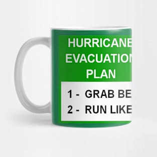 Hurricane Evacuation Plan Mug